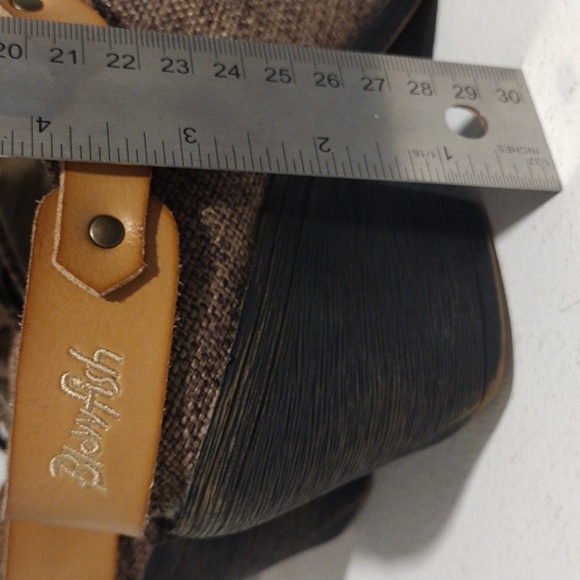 BLOWFISH MALIBU HEELED ANKLE BOOTS MULES WOMENS SIZE 6.5 NWOT CONDITION TWEED - Picture 6 of 7